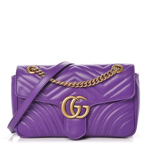 purple Gucci bag